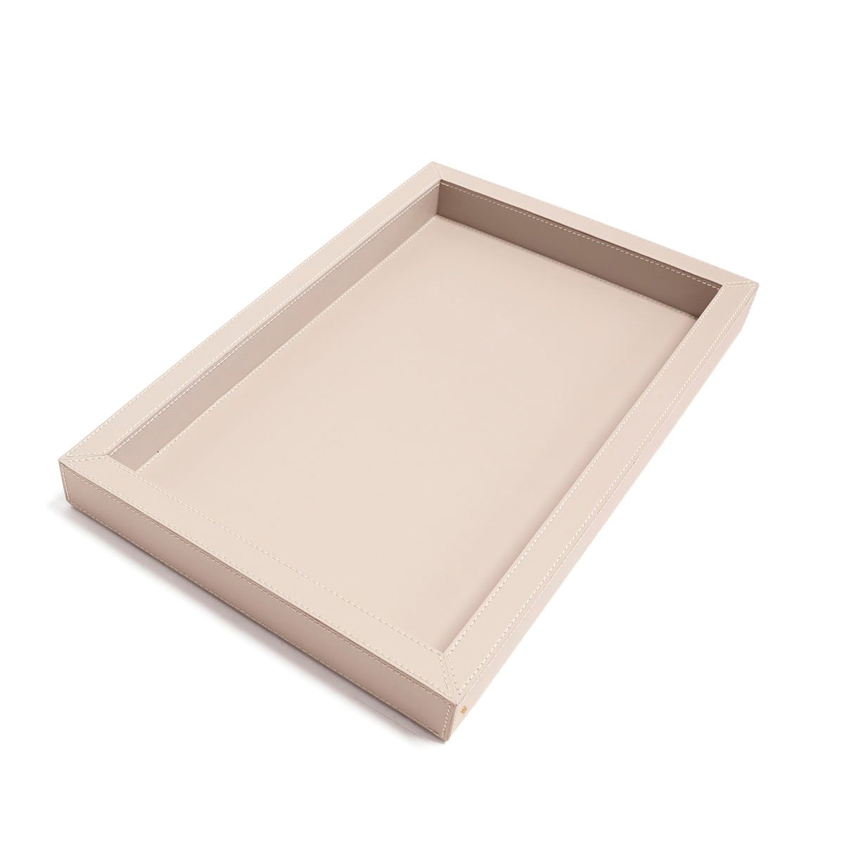 03 bandeja decorativa agata em couro pu gelo p