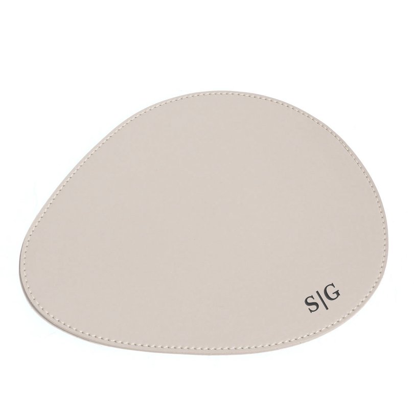 Mouse Pad Pop em Couro PU Personalizado   Gelo Sottile Casa Still_monograma