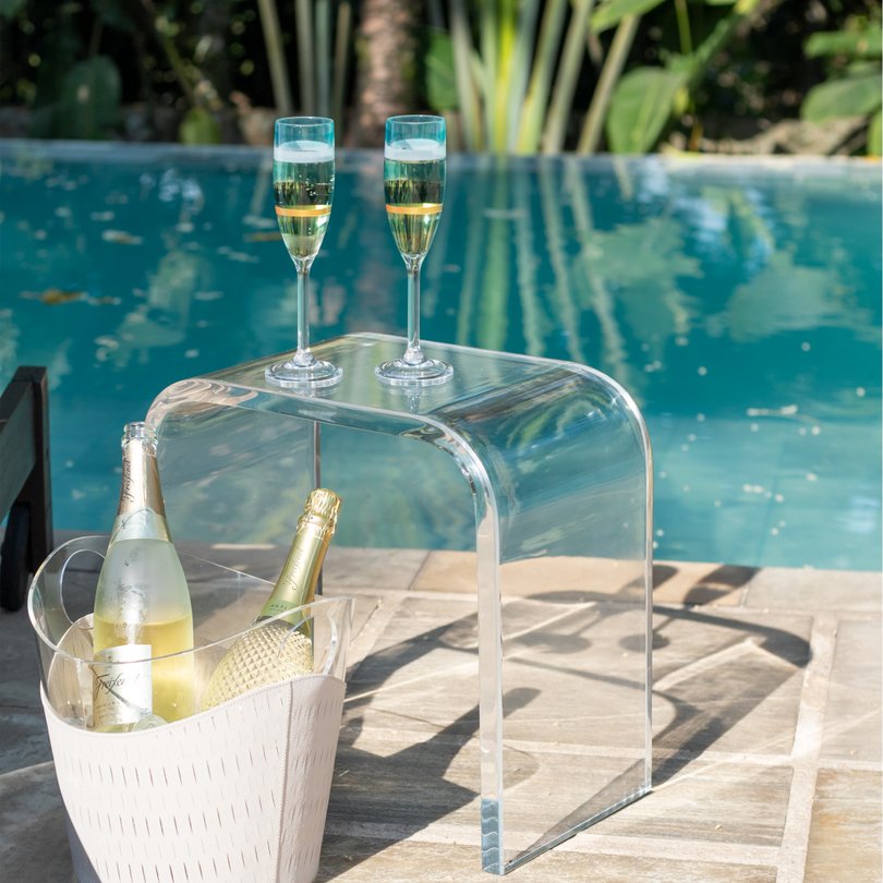 04 taca de acrilico listras p champagne 296 ml degrade azul