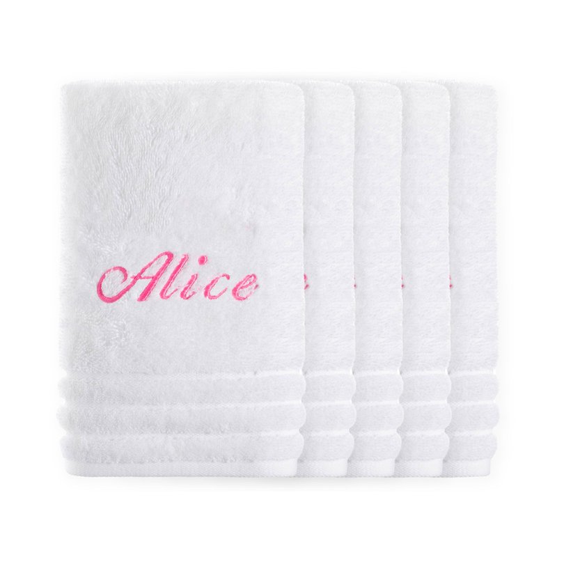 kit 5 toalhas de lavabo alice