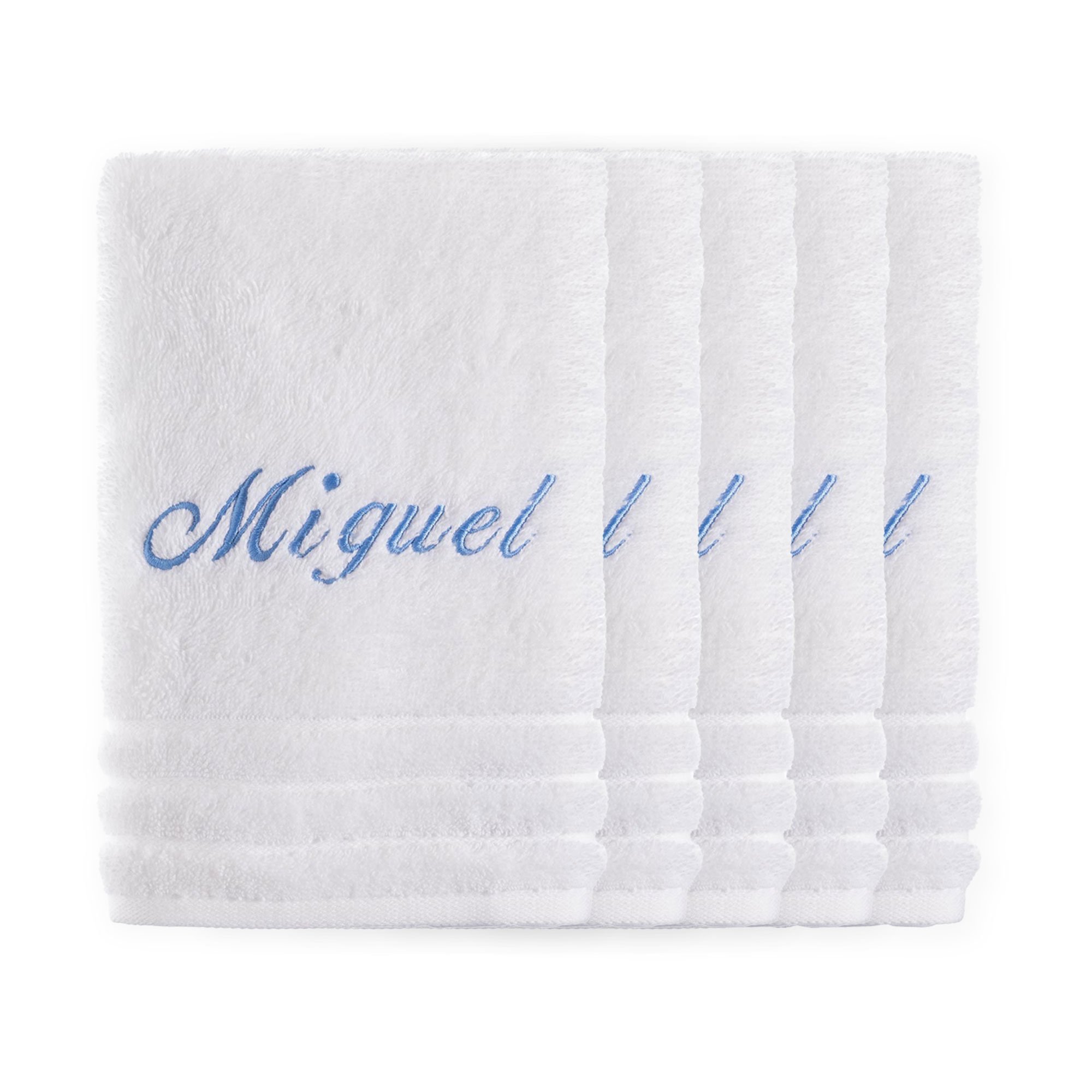 kit 5 toalhas de lavabo miguel