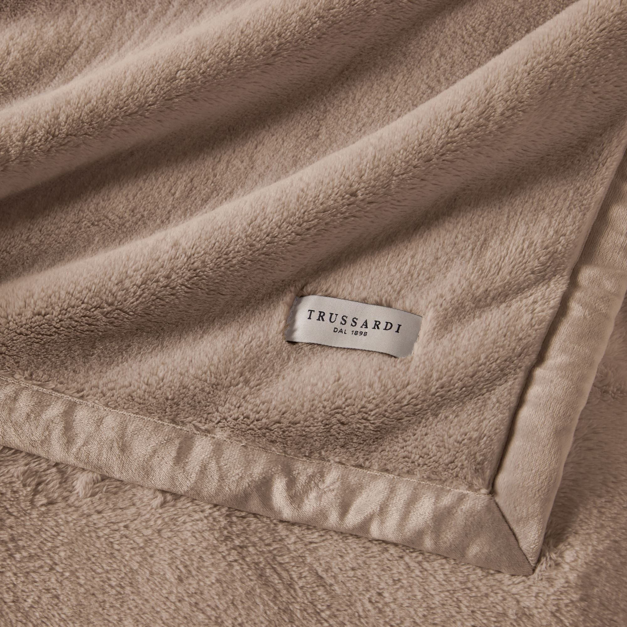 cobertor trussardi 100 microfibra aveludado nales legno sottile casa detalhe