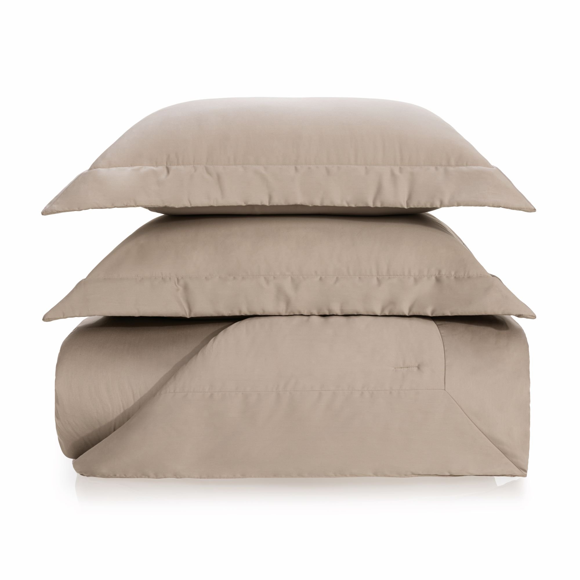 colcha trussardi c porta travesseiros cetim 300 fios dianna nocciola sottile casa still