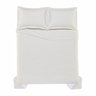 colcha trussardi e 2 porta travesseiros 300 fios cetim novara branco sottile casa still visao cima