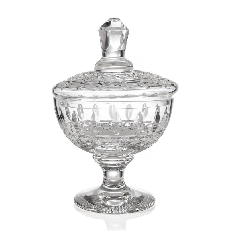 Compoteira de Cristal Lapidada Mozart Incolor2