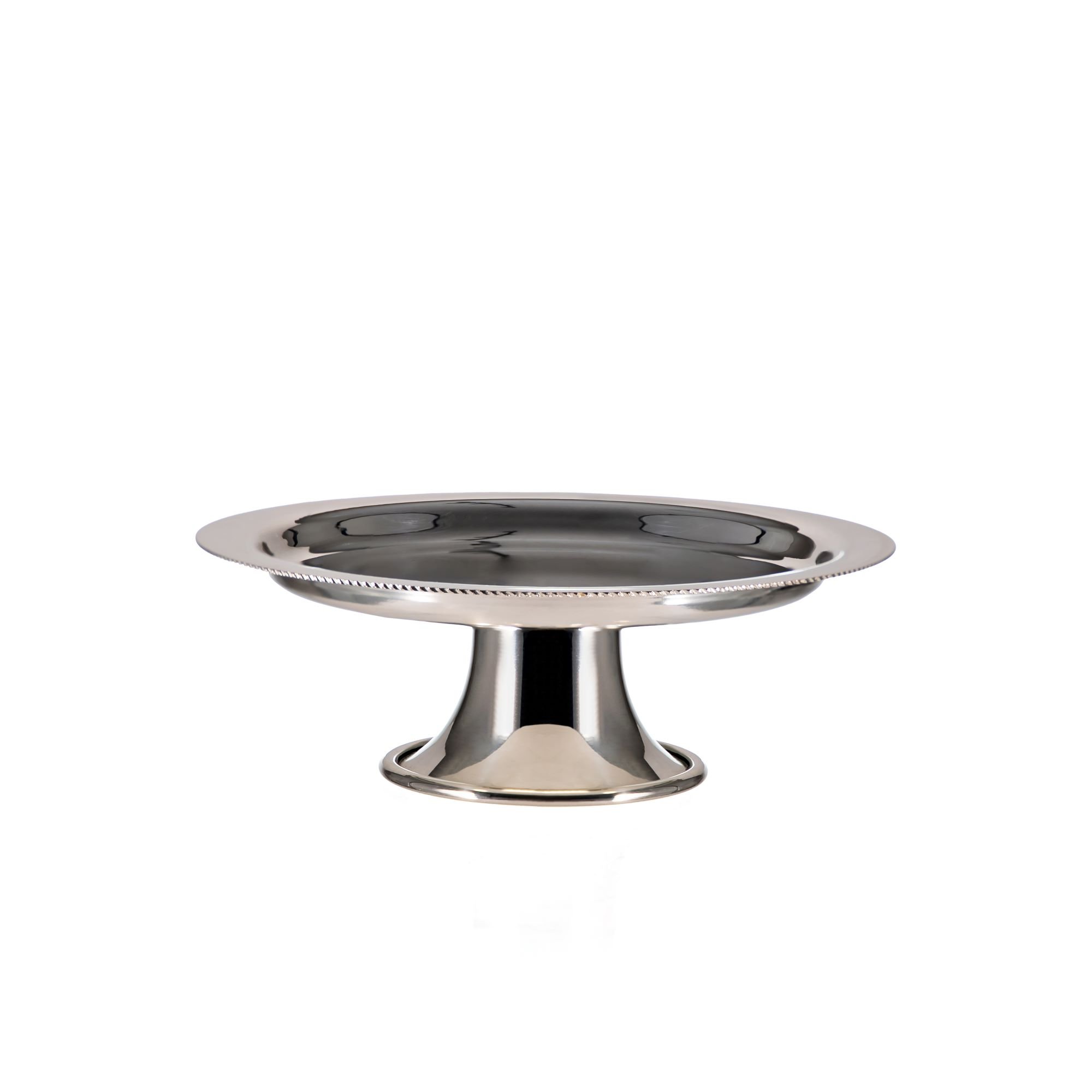 01 mini prato de bolo s aplique prata