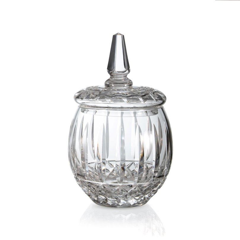 bomboniere de cristal lapidada mozart incolor