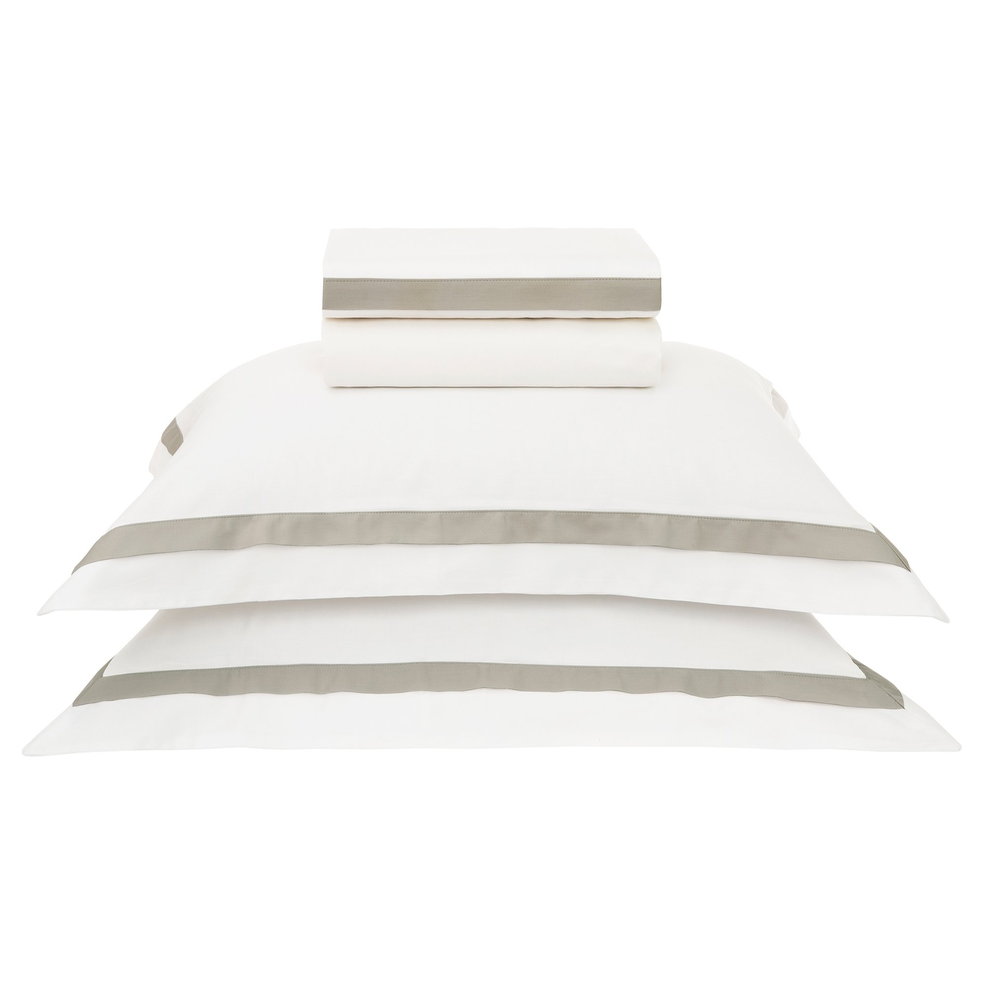 jogo de cama trussardi cetim 300 fios vercelli branco e marmo sottile casa still