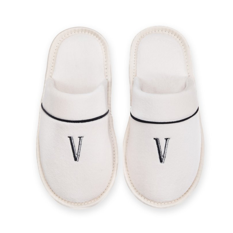 chinelo feminino sottile casa veludo off white1 com monograma still padrao sottile