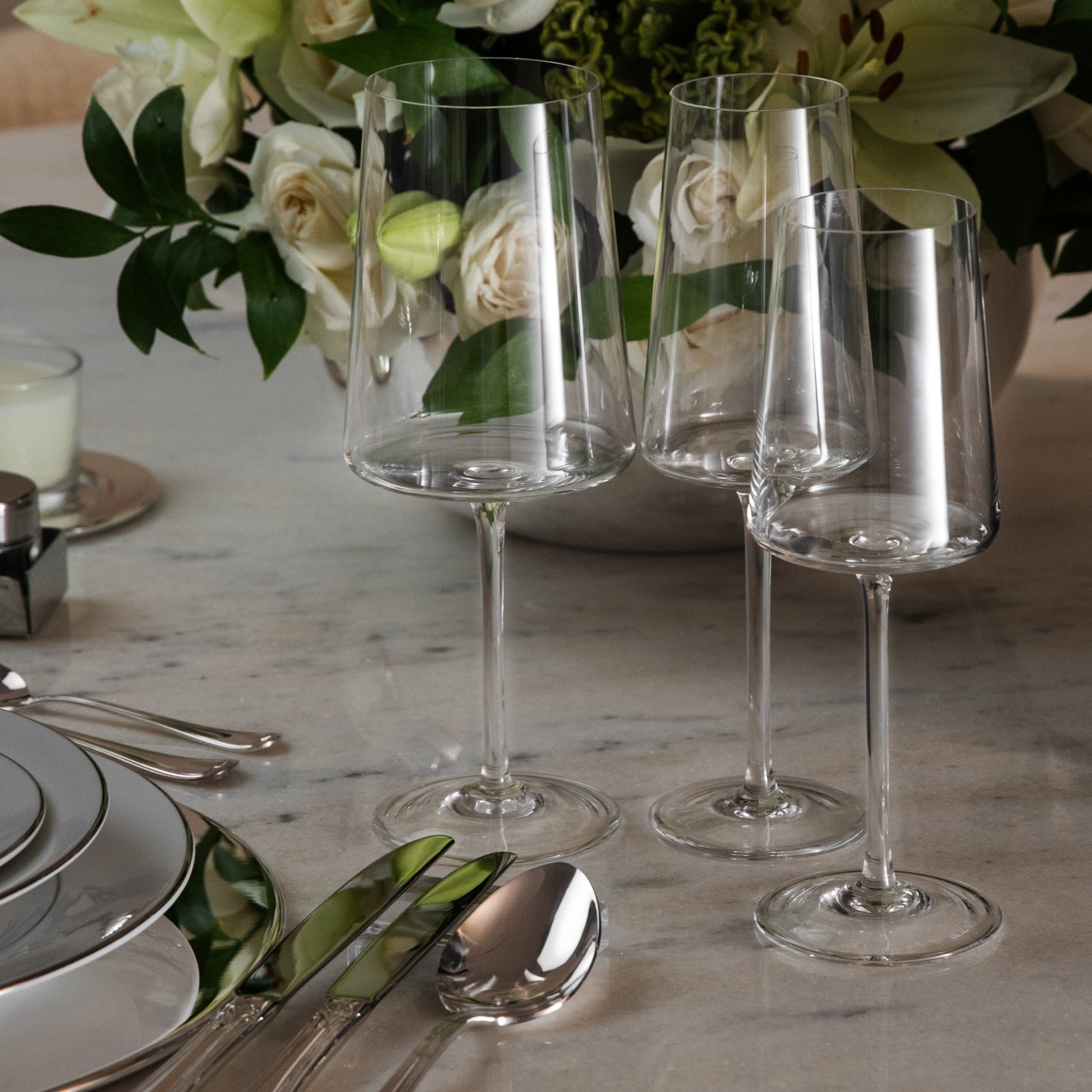 taca de cristal amaite p espumante 350ml incolor padrao sottile