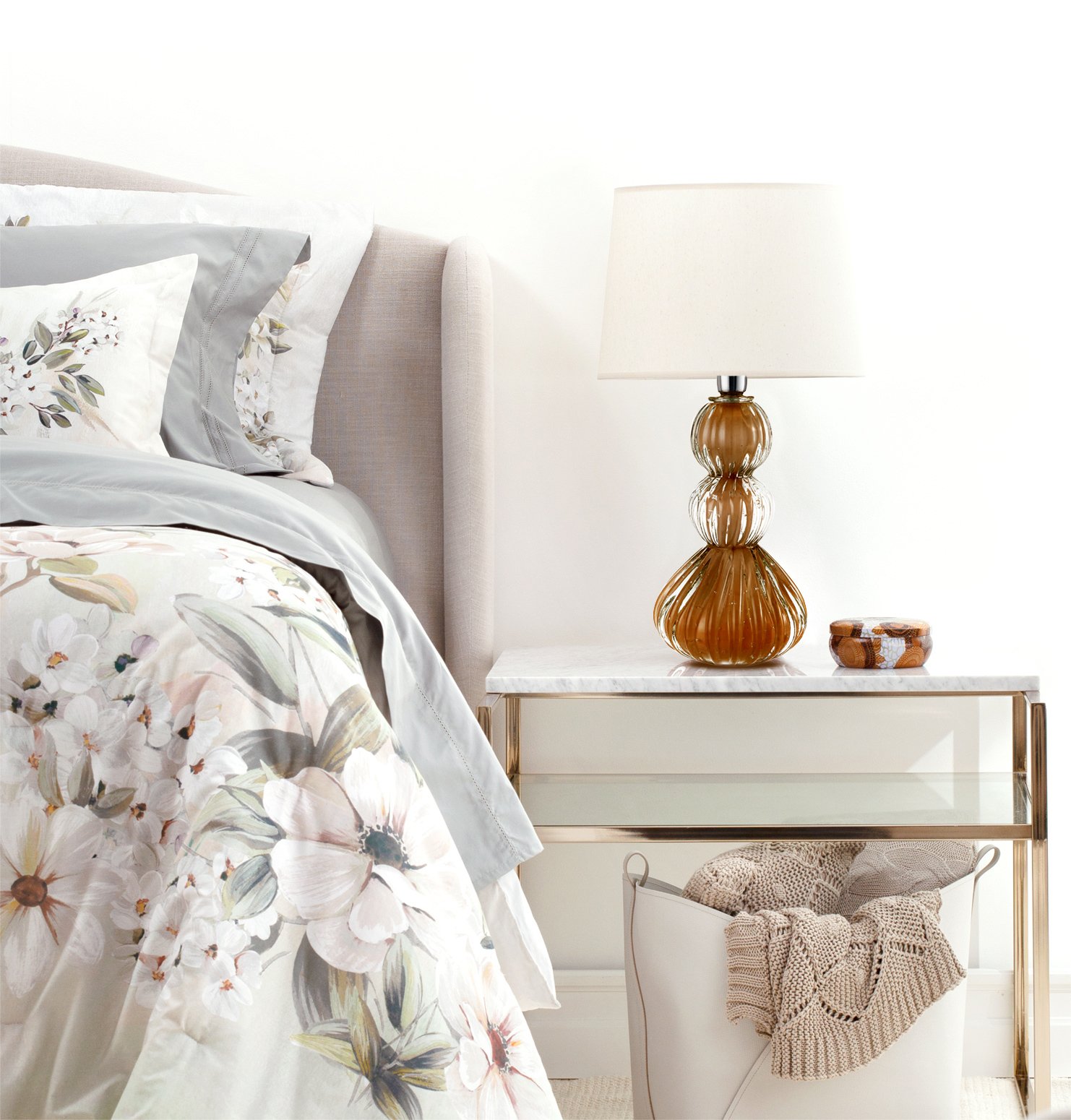 abajur murano maldiva garnet