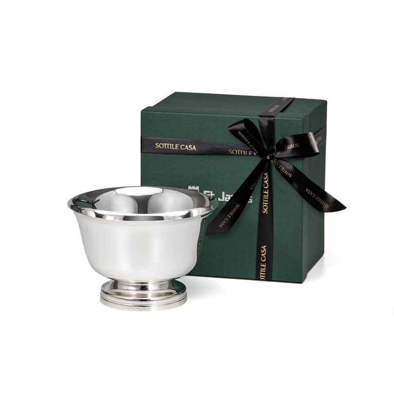 vaso cachepot bloom st james prata caixa presente 2268 padrao sottile