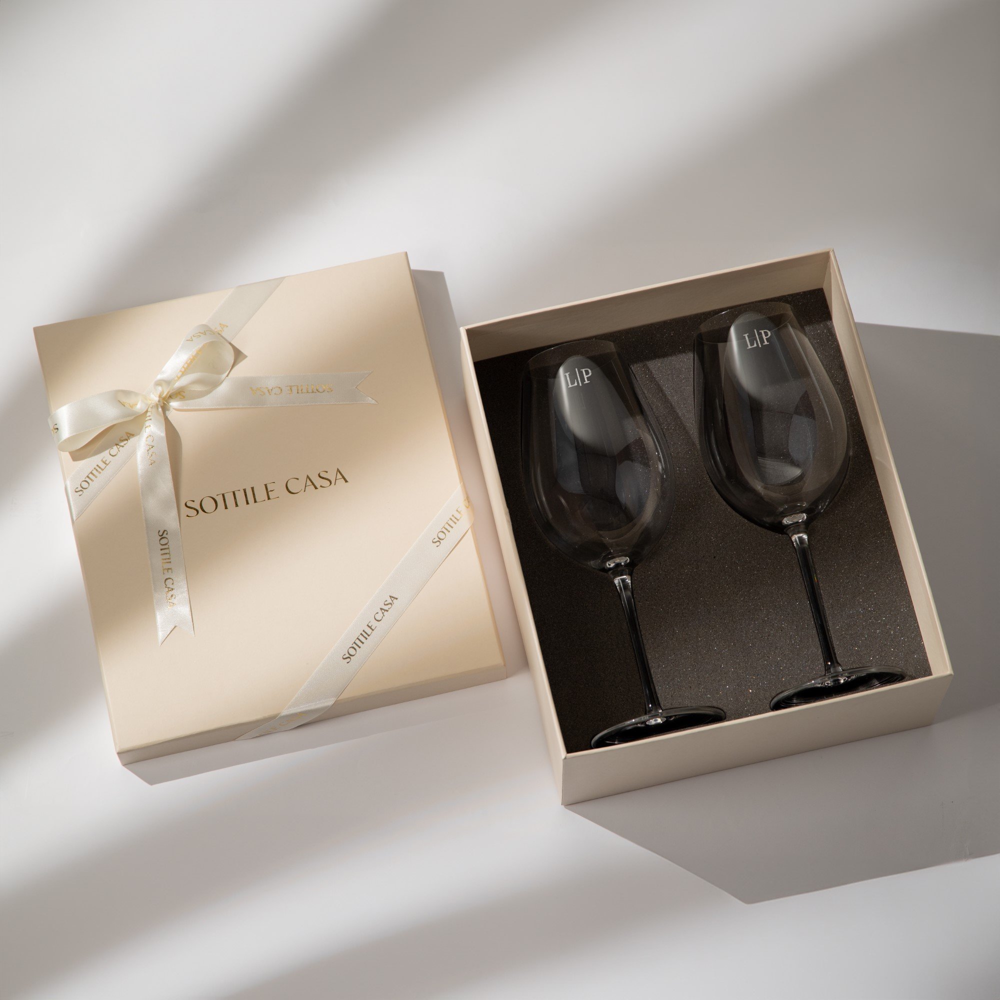 conjunto 2 tacas de cristal vivaldi p vinho malbec 650ml c caixa de presente incolor padrao sottile