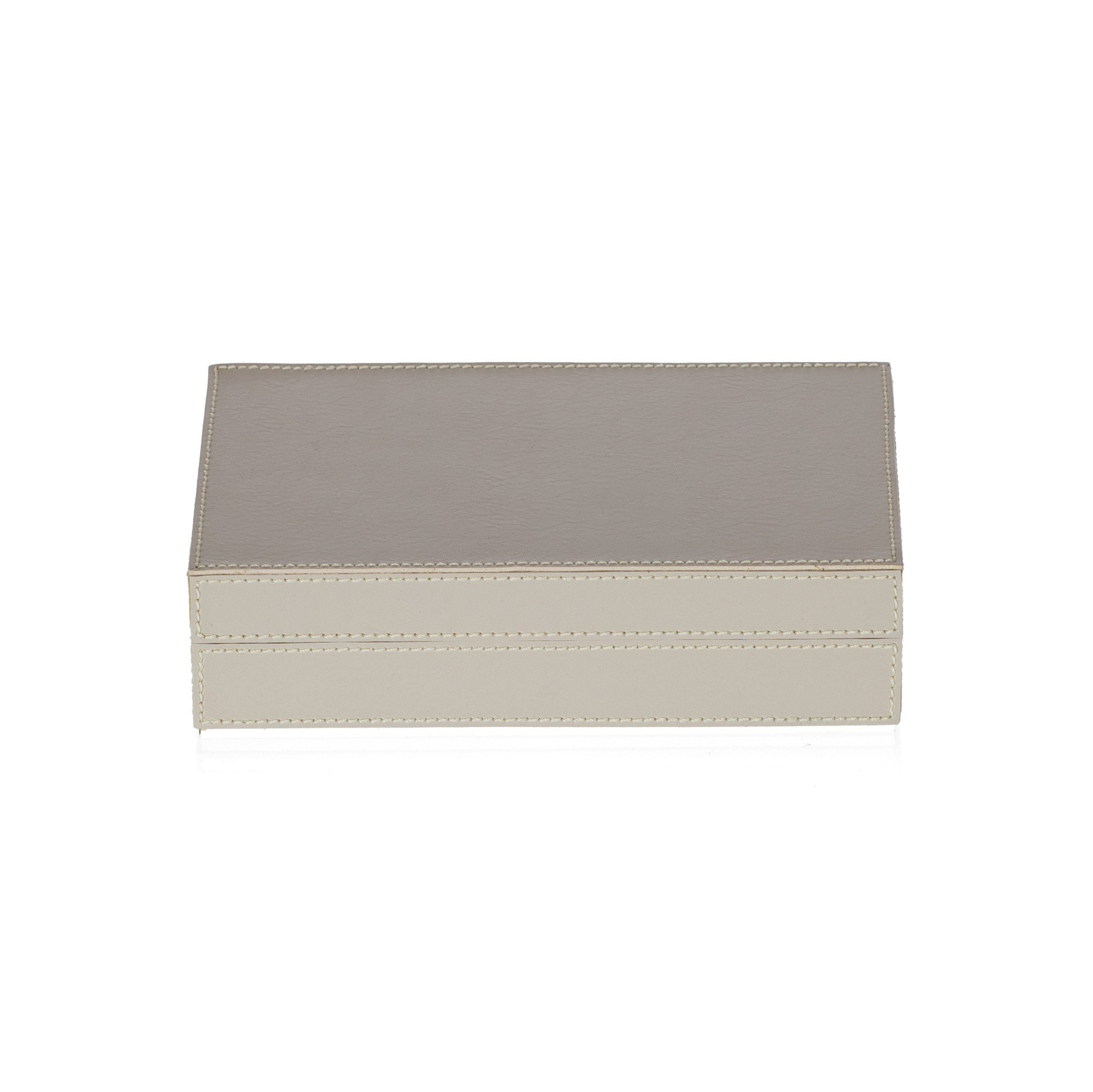 caixa porta joias sottile casa em couro pu gelo p padrao sottile