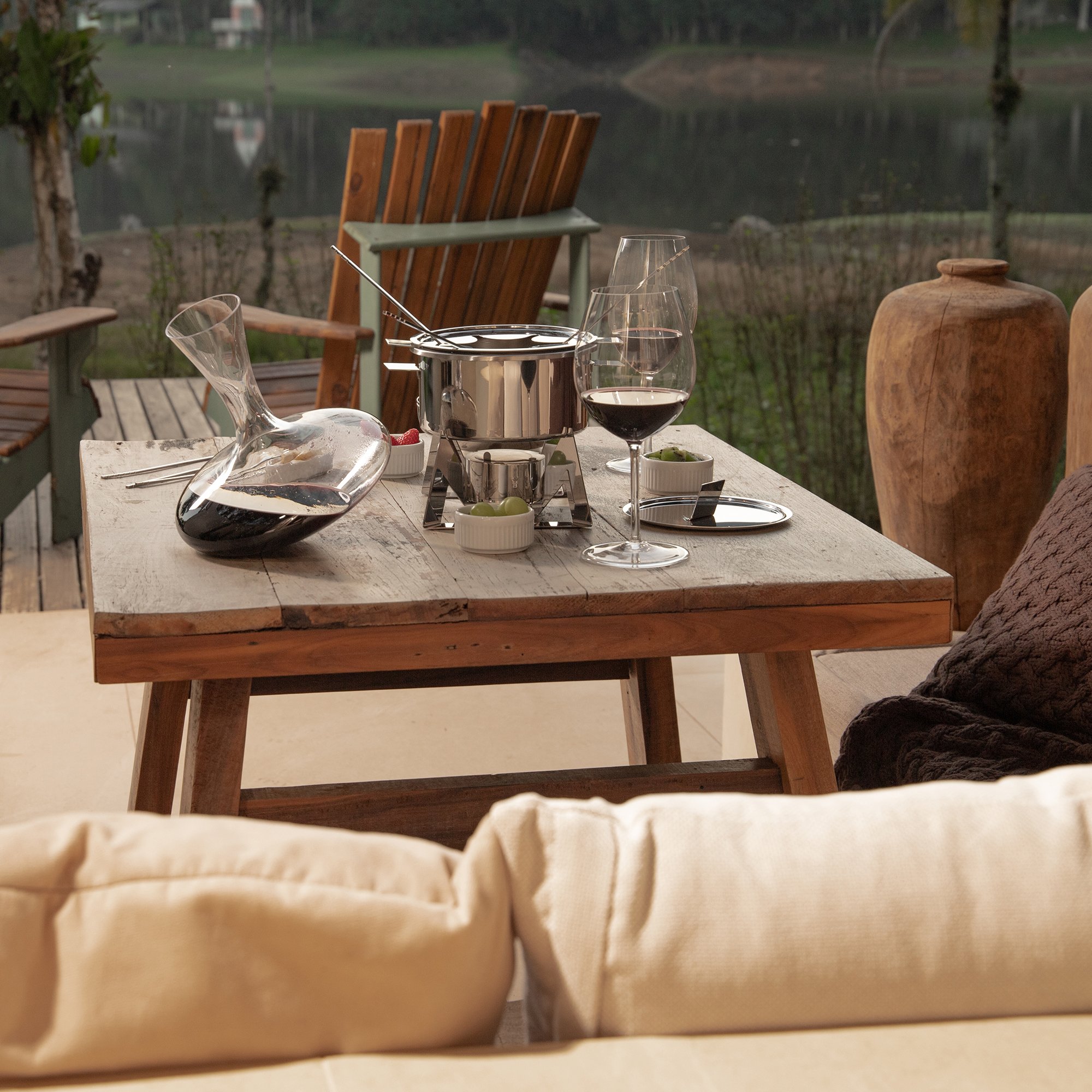 mesa posta decanter de cristal strauss incolor foto sottile casa 1