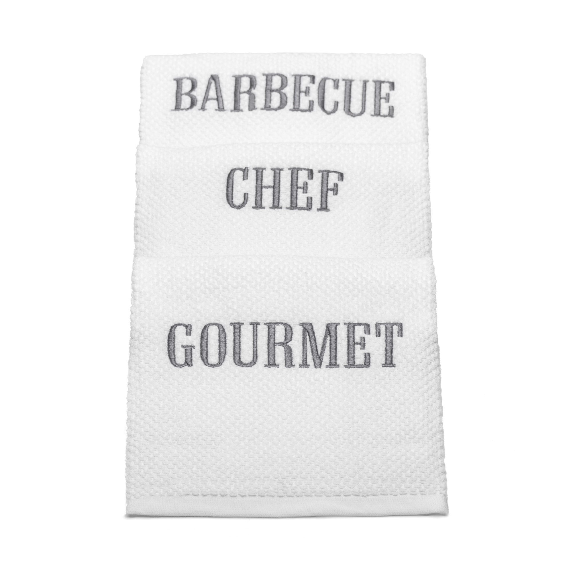 kit 3 panos de prato prime 100 algodao gourmet branco