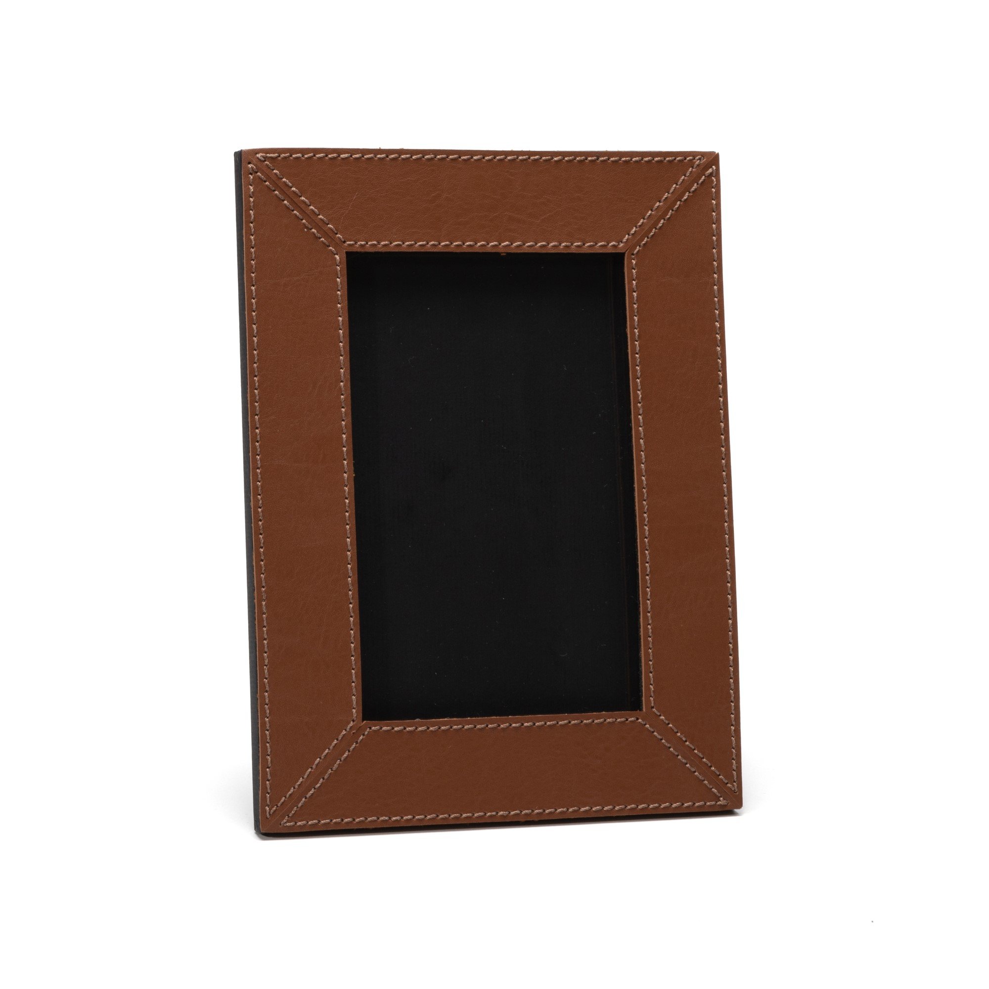 porta retrato sottile casa em couro pu havana