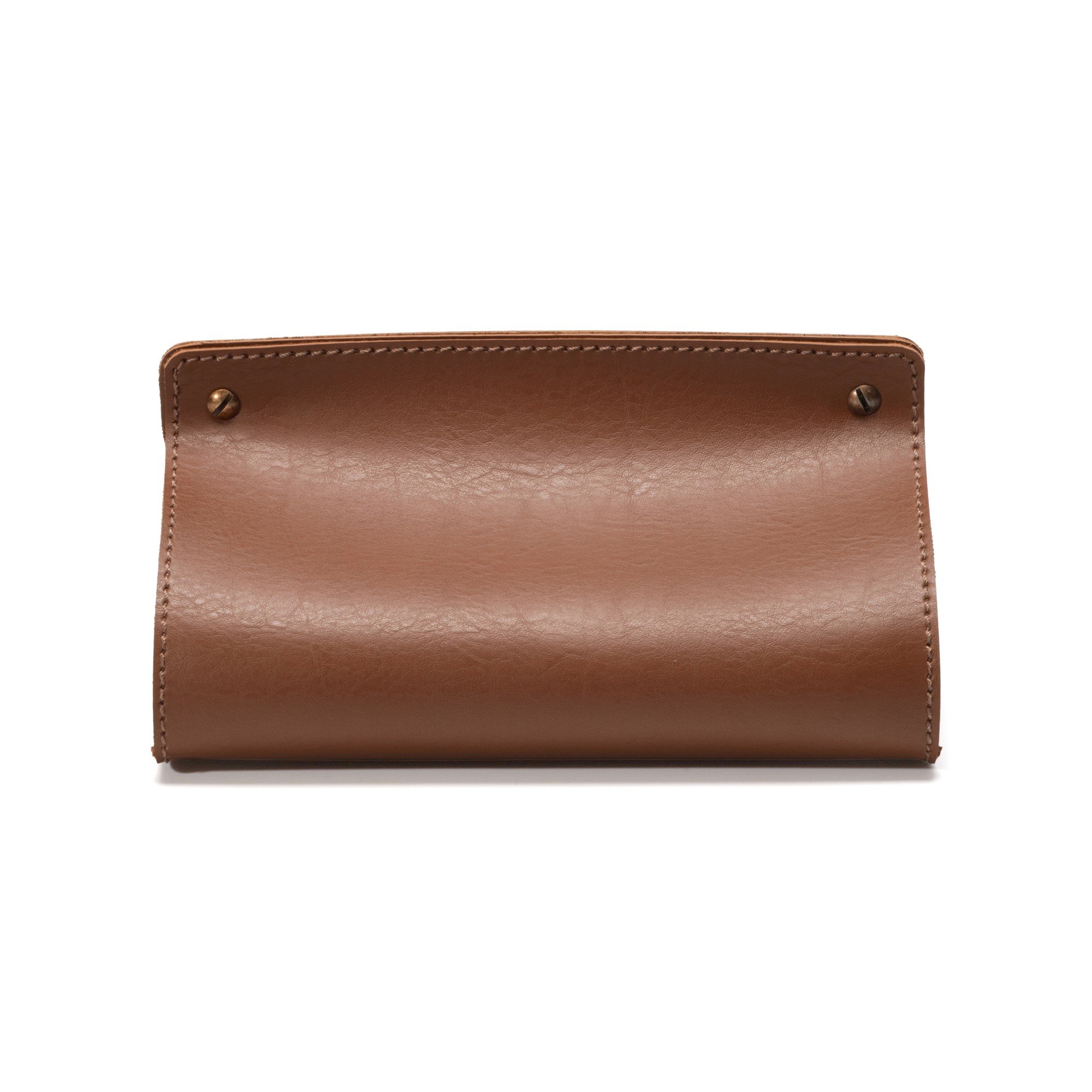 porta lencos pop sottile casa em couro pu havana