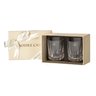 Conjunto 2 Copos de Cristal Mozart p Whisky On the Rocks 320ml Lapidado 59 c Caixa de Presente1
