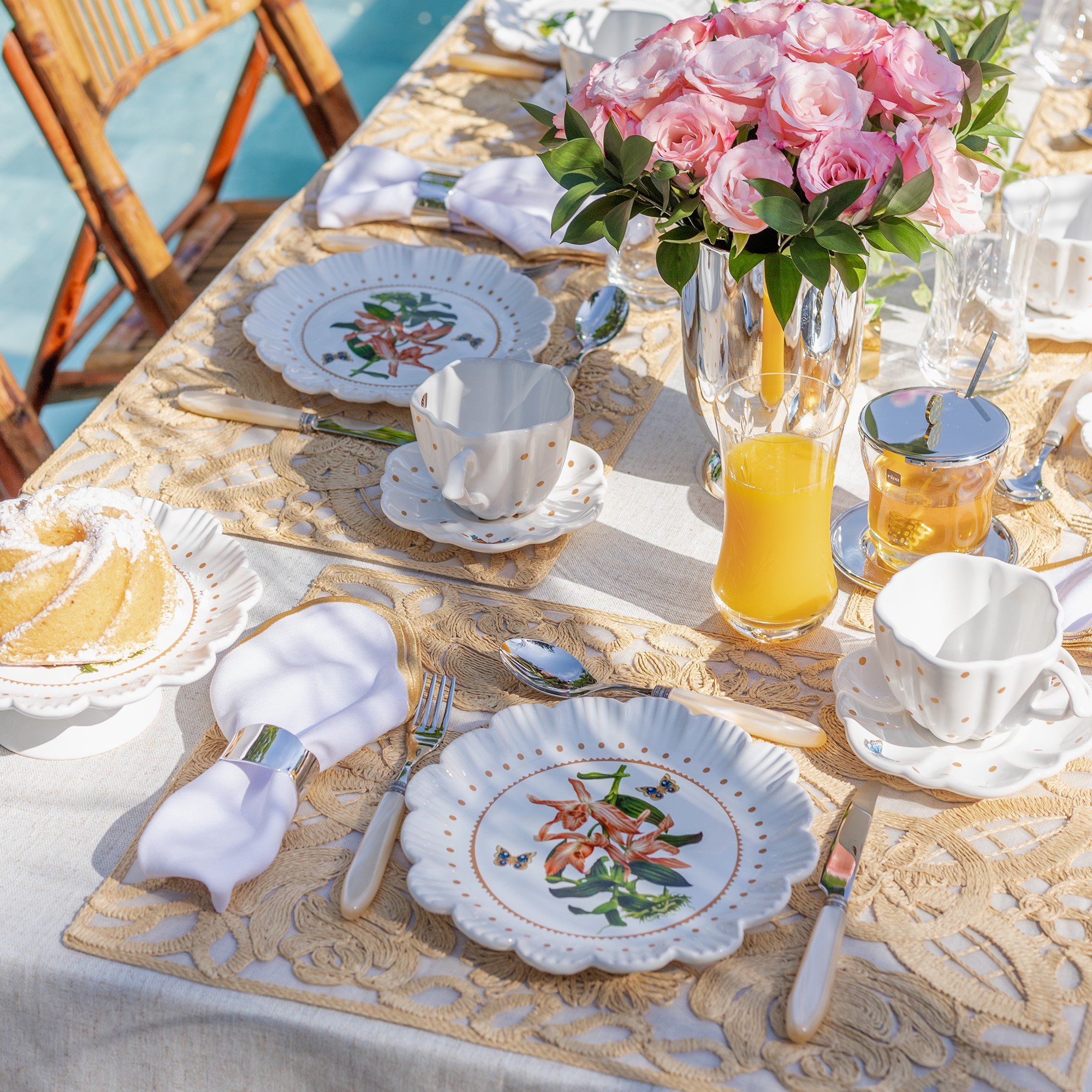 talheres vendome ivory pearl foto ambientada sottile casa