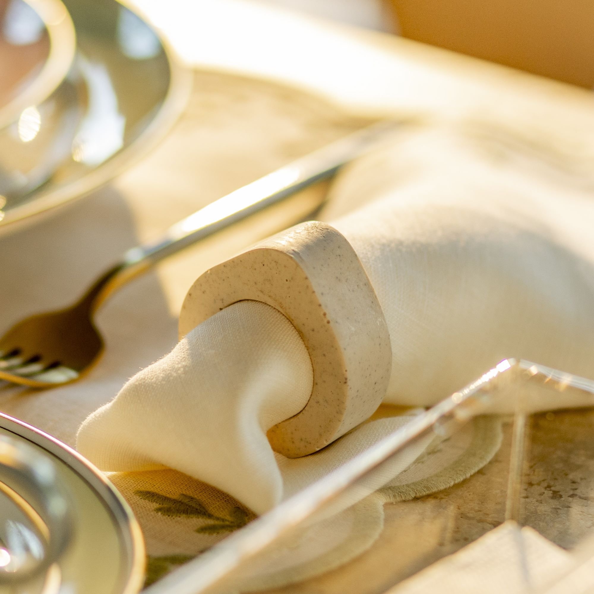 anel de guardanapo acrilico oslo acrilico ambientada