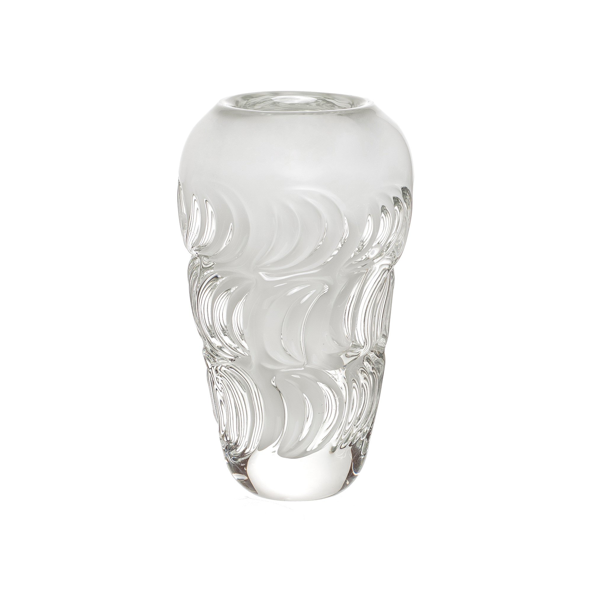 vaso murano cairo m quartzo perola