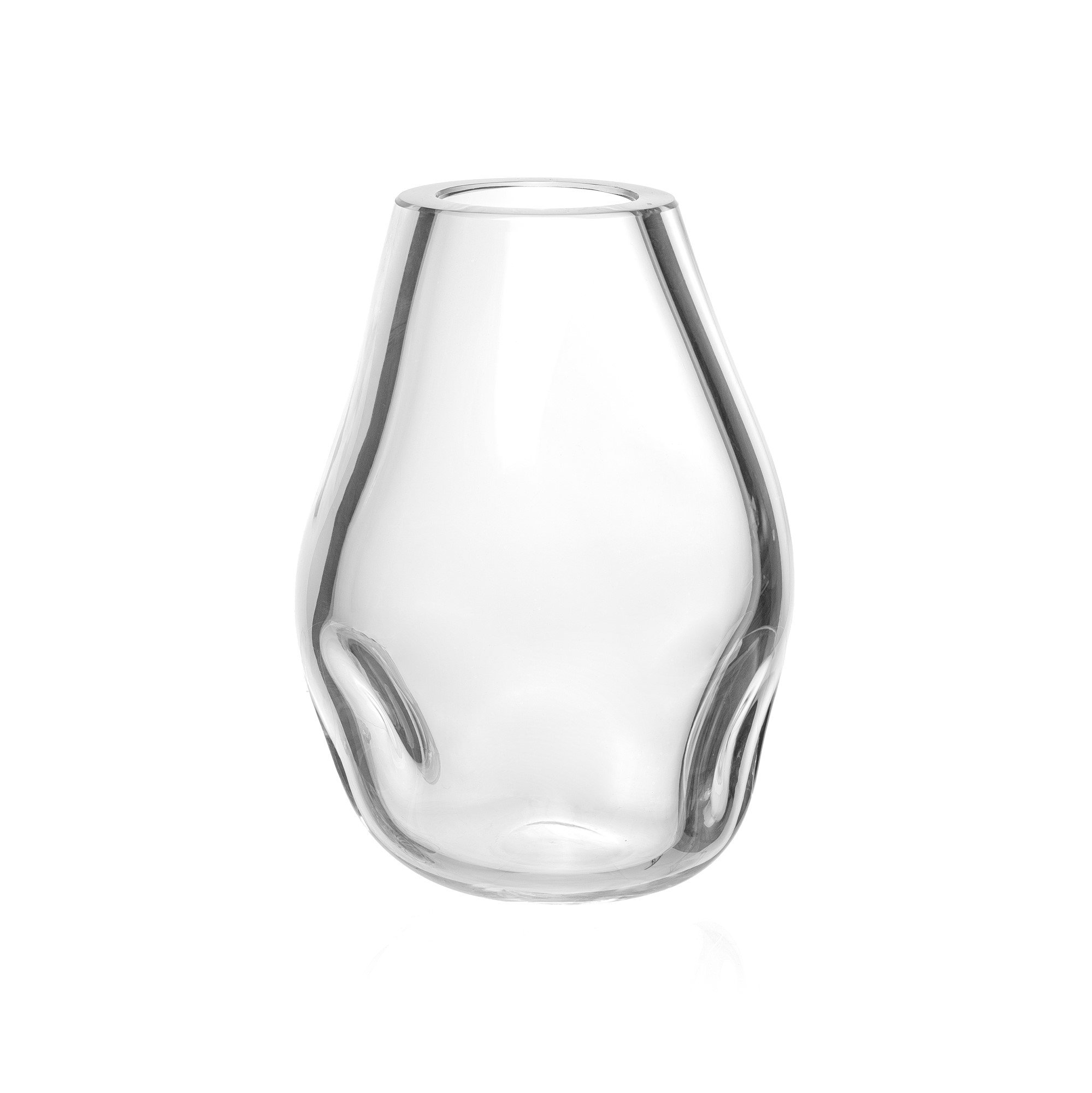 vaso murano portinari cristal transparente
