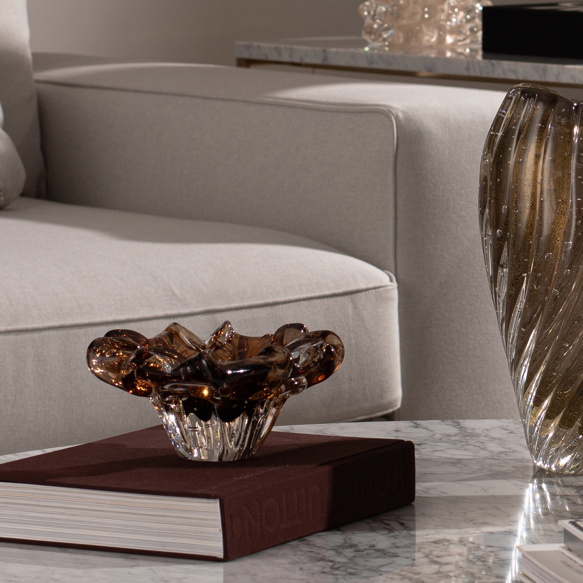 Centro de Mesa Murano Gandesh P Garnet