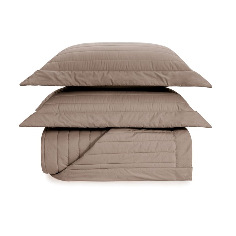 colcha 2 porta travesseiros trussardi percal 200 fios monteleone avena still