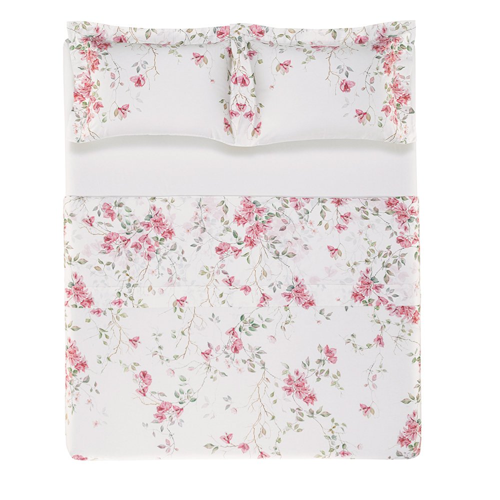 Jogo de Cama Trussardi Cetim 1 300 Fios Venere Cima