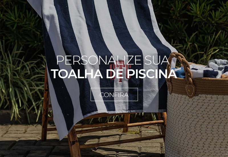 personalize toalha de piscina