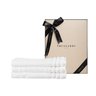 kit presente 3 toalhas lavabo trussardi imperiale branca still sottile casa kt lav 01