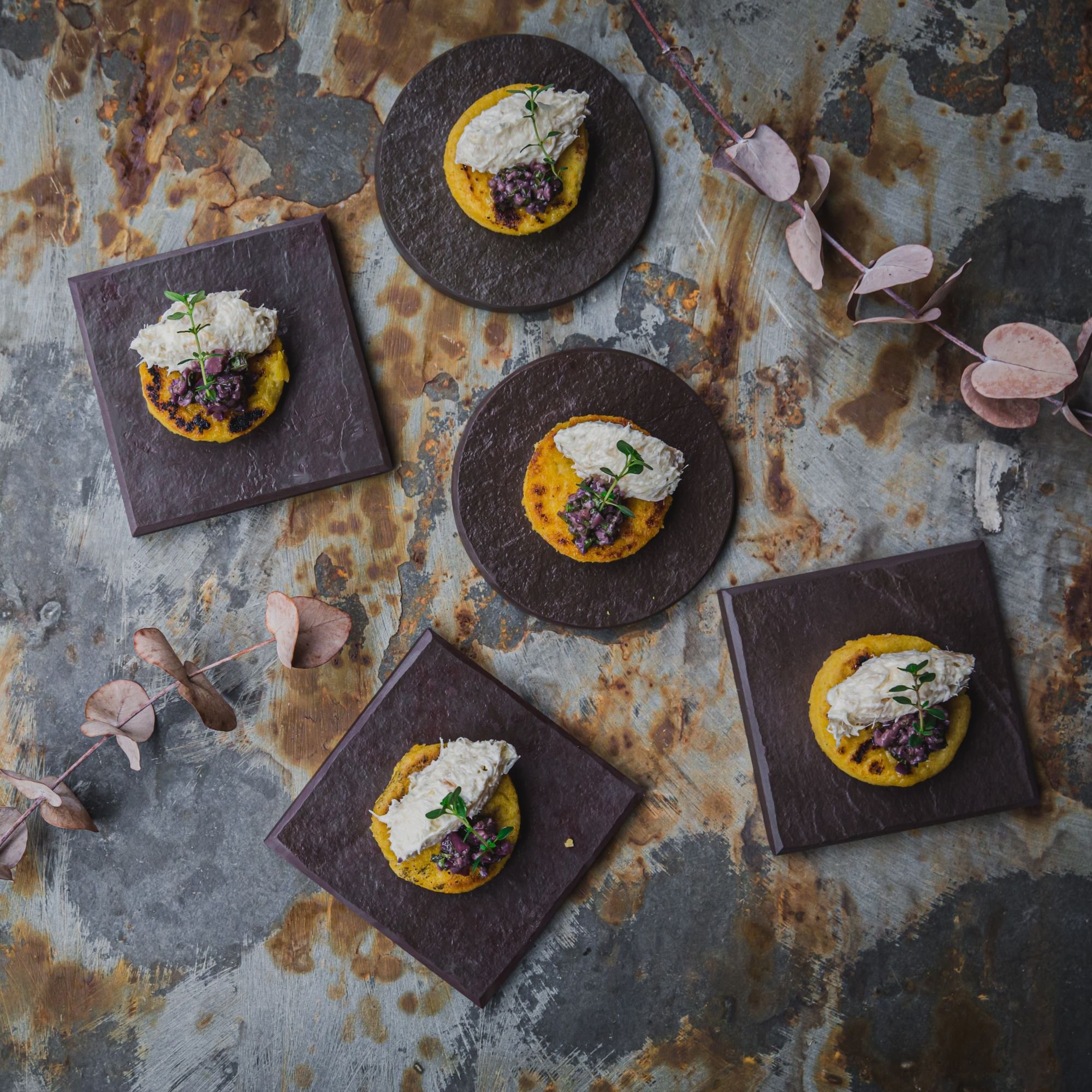 porta copos ardosia vino redondo