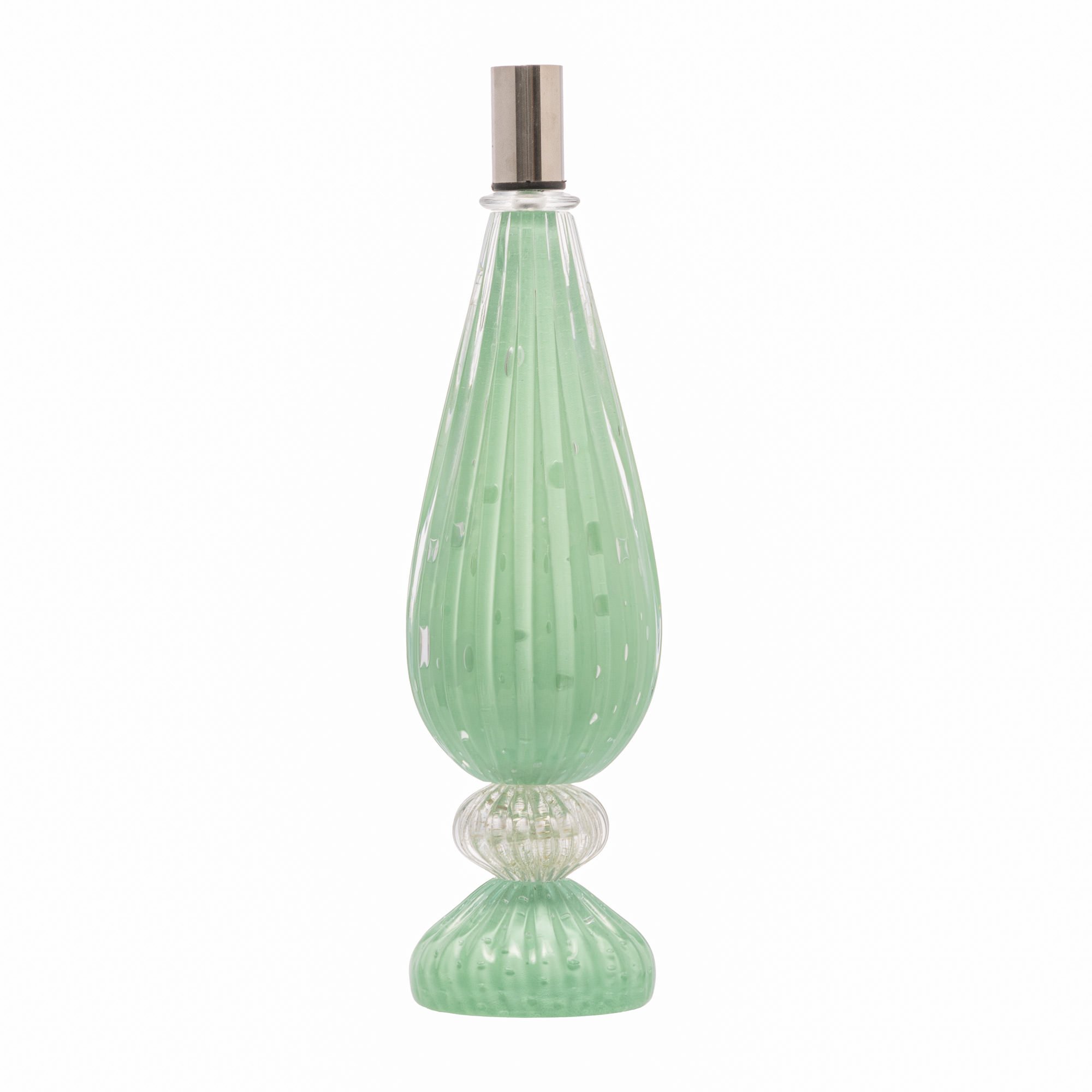 abajur murano marais verde menta sem cupula