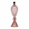 abajur murano nanterre vintage rose sem cupula