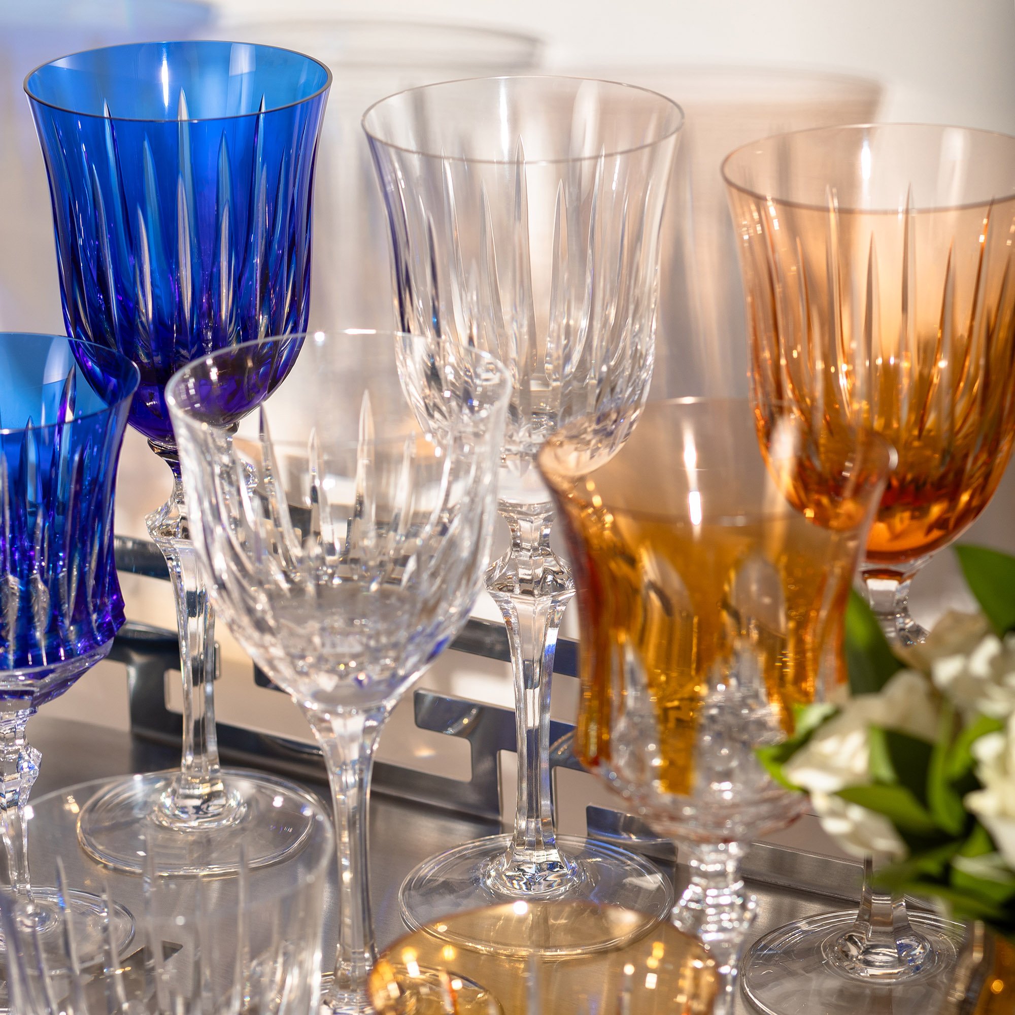 taca de cristal lapidado artesanal p agua incolor 66 2