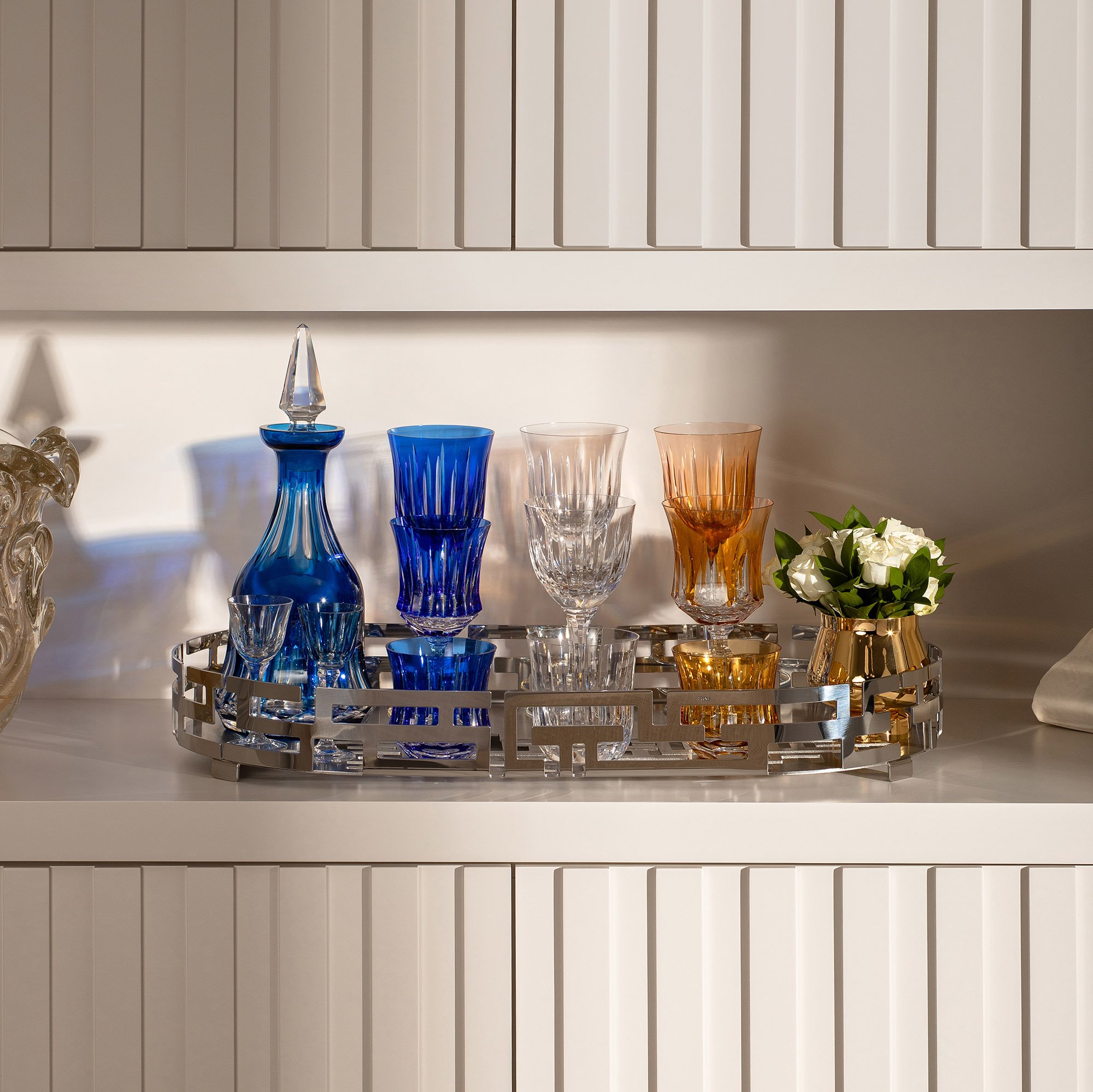 bandeja bar labirinto oval media inox