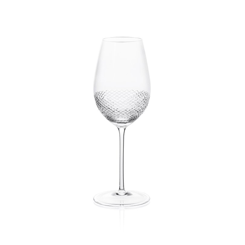 taca de cristal vivaldi p vinho bordeaux lapidado 50 incolor