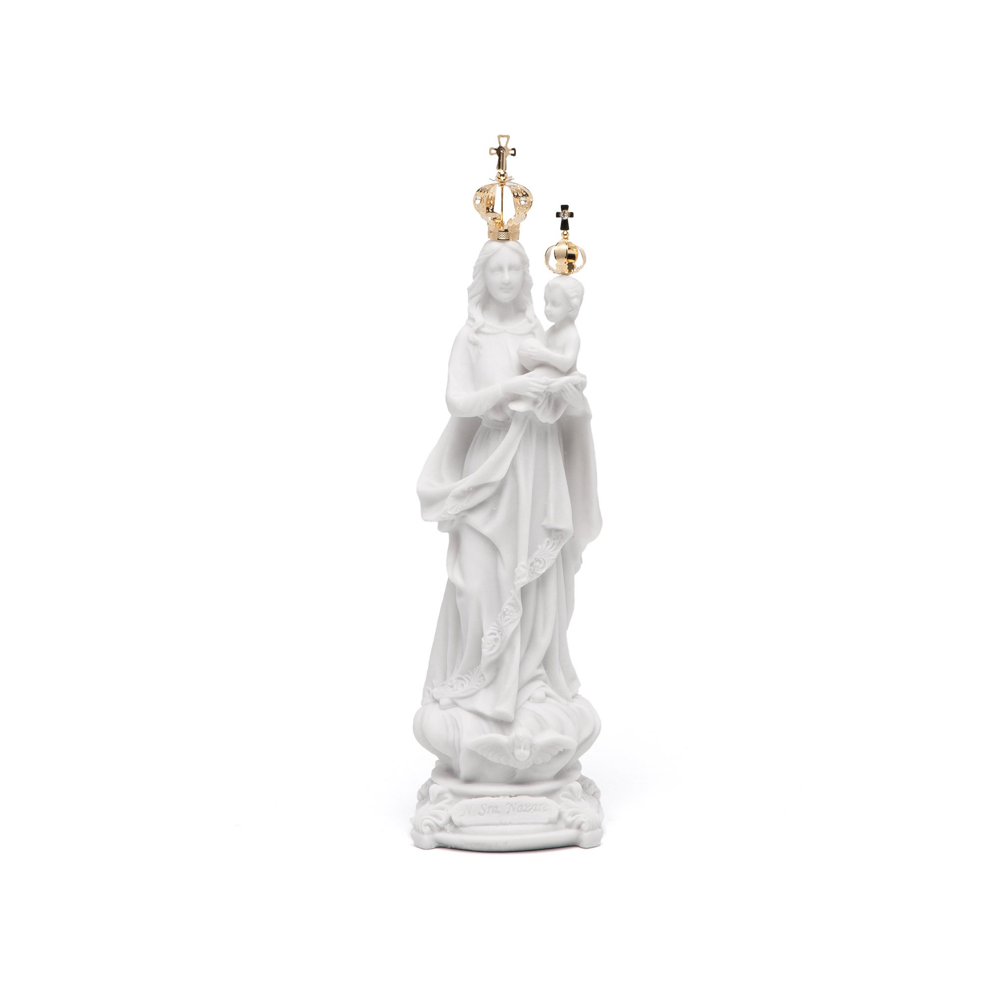 imagem nossa senhora de nazare c coroa ouro m