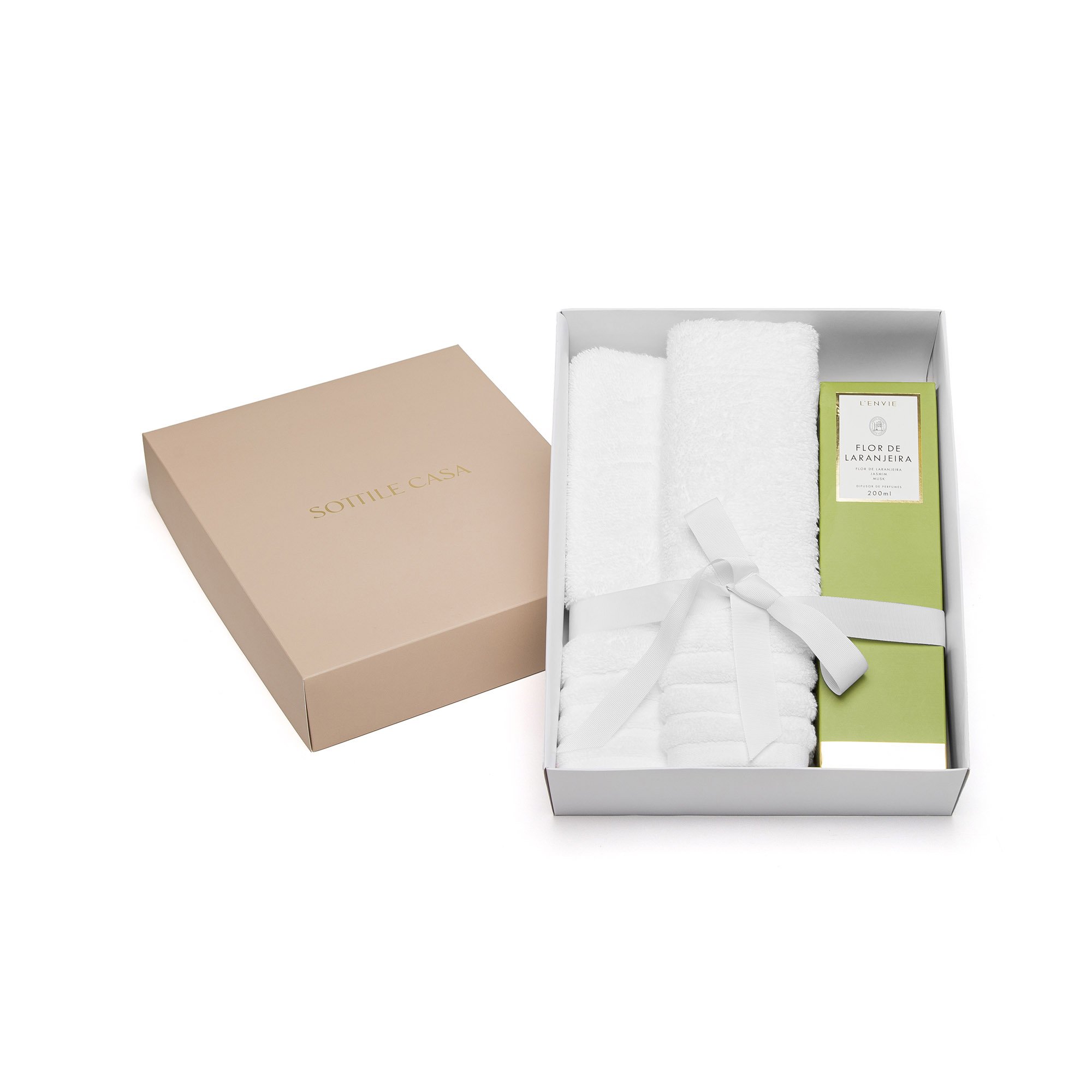 jogo toalha de rosto e lavabo trussardi imperiale difusor de perfume l envie flor de laranjeira branco