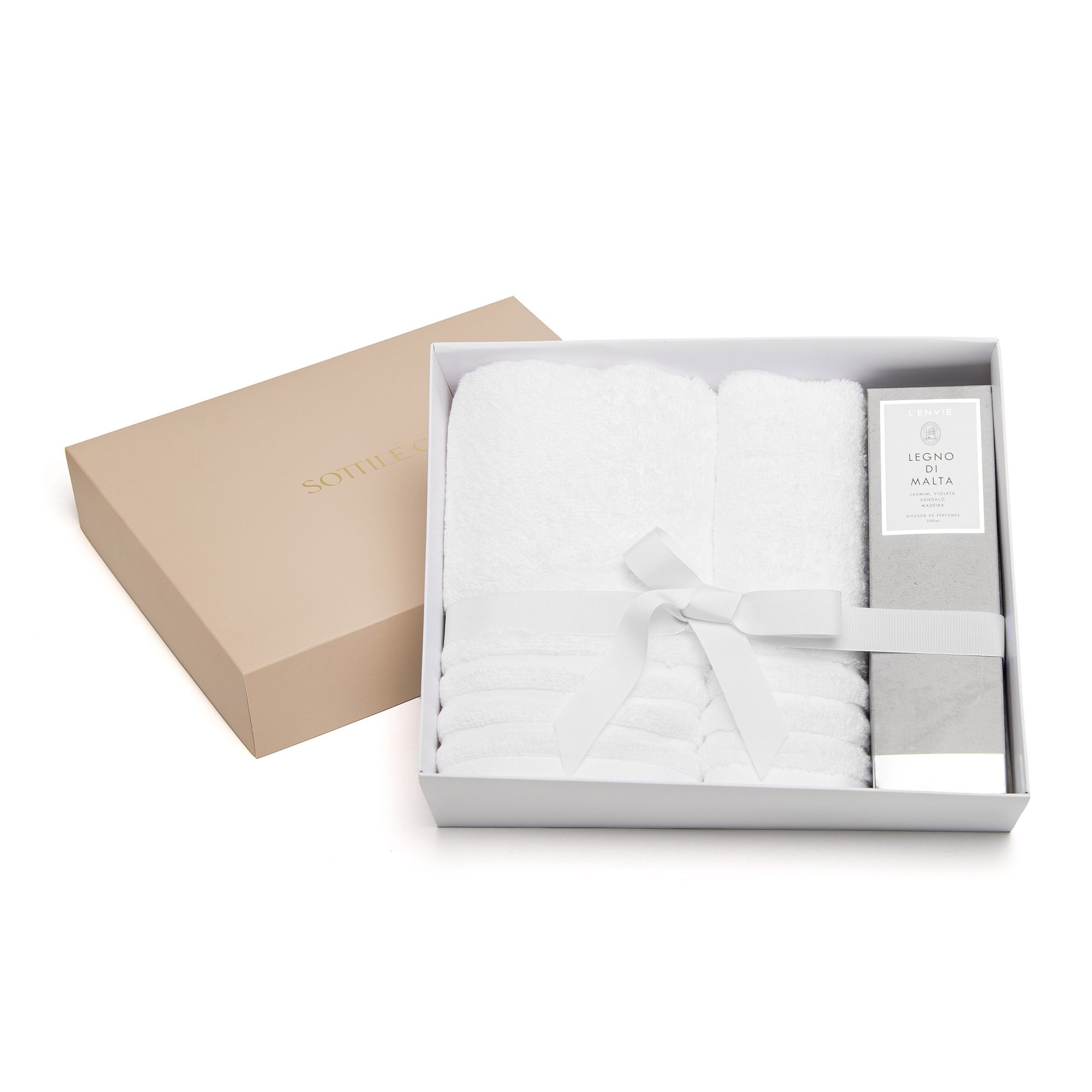 jogo toalha de rosto e lavabo trussardi imperiale difusor de perfume l envie legno di malta branco 2