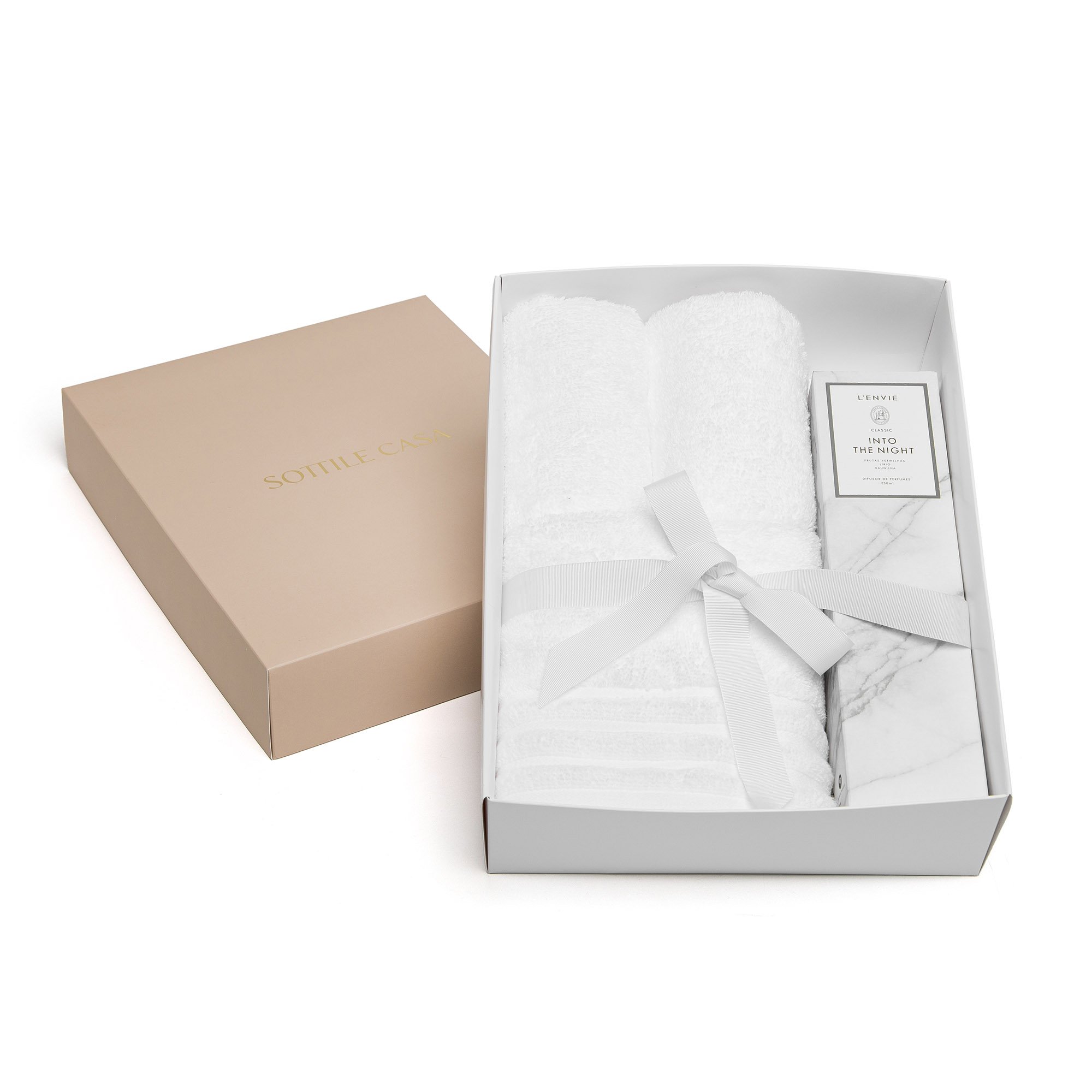 jogo toalha de rosto e lavabo trussardi imperiale difusor de perfume l envie into the night branco 2