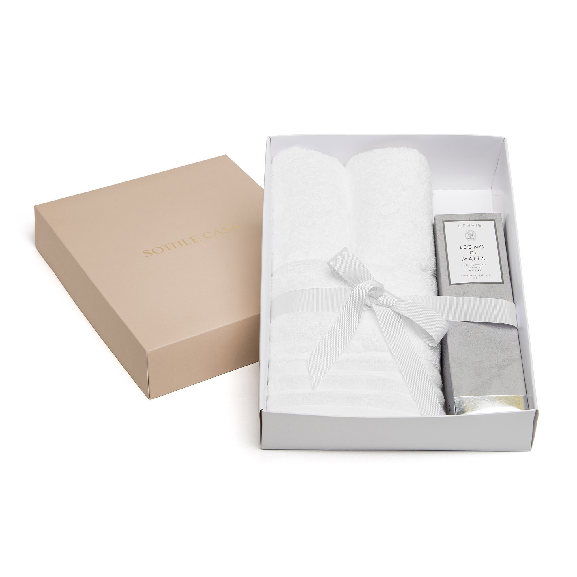 jogo toalha de rosto e lavabo trussardi imperiale difusor de perfume l envie legno di malta branco 3