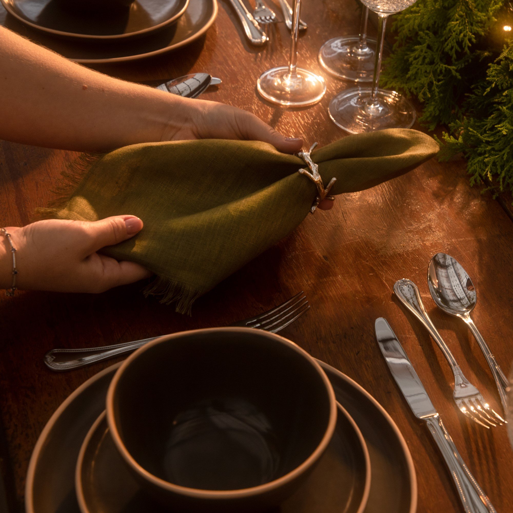 anel porta guardanapo valerie prateado padrao sottile