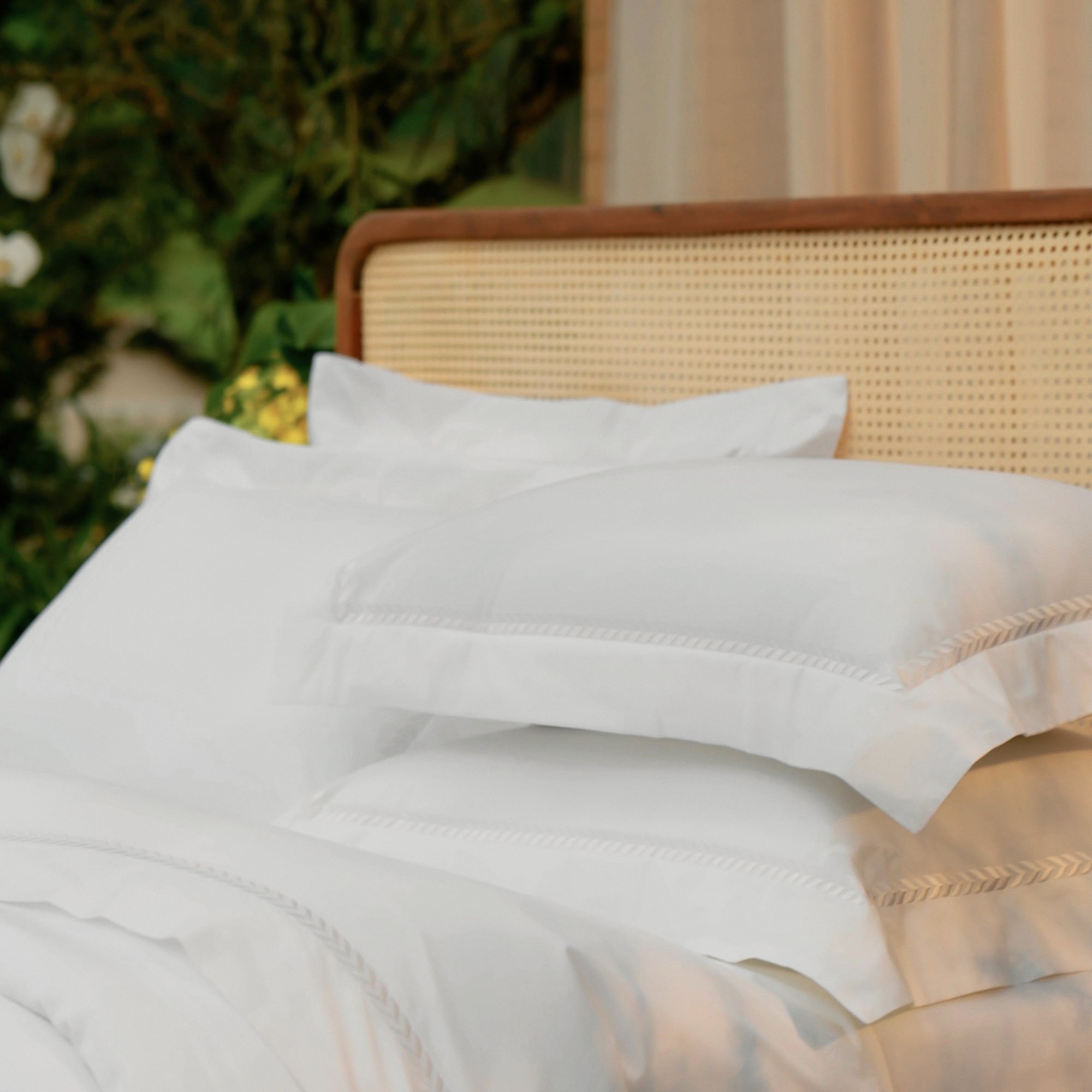 Jogo de Cama Literie Percal 200 Fios Finesse Branco Queen31