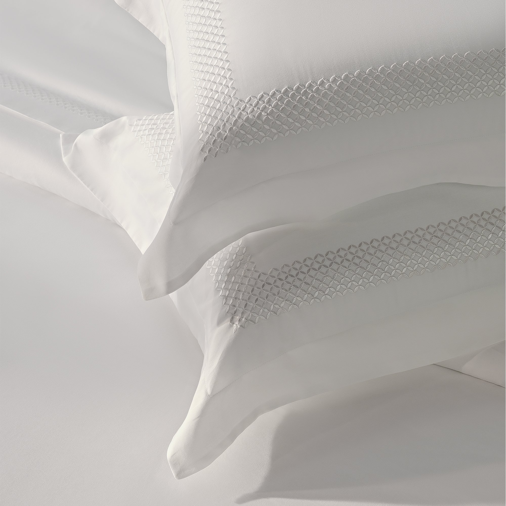 jogo de cama literie cetim 300 fios richesse branco queen 6