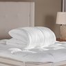 edredom duvet literie microfibra matelassado santinelle branco casal 3