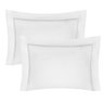04 jogo 2 fronhas literie percal 200 fios finesse 50x70cm branco