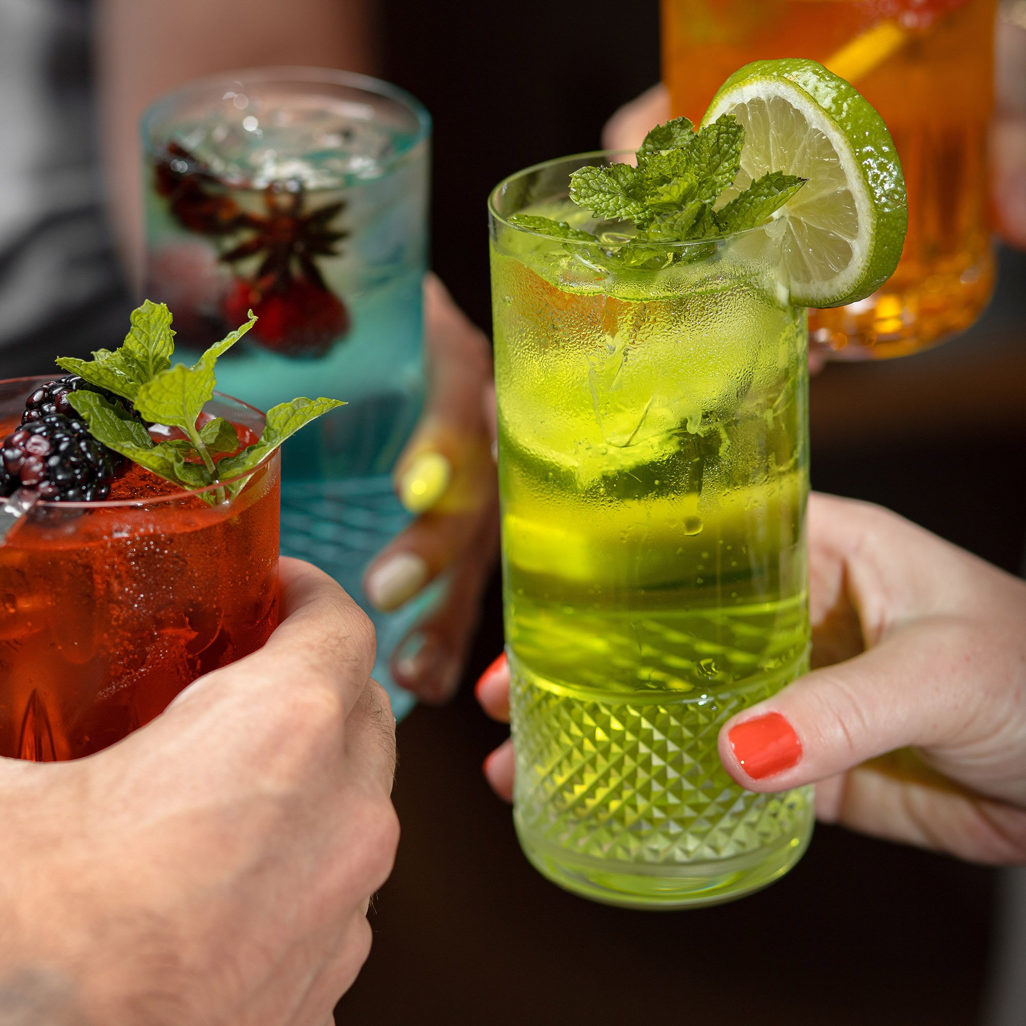 copo de cristal lapidado para long drink 395ml incolor 53 2