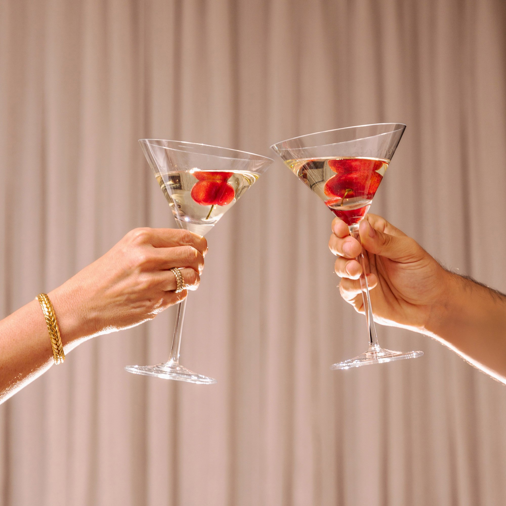 taca de cristal vivaldi para dry martini incolor